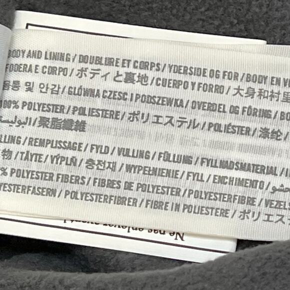 Abercrombie & Fitch Insulated Dark Grey Puffer Vest Coat Jacket - Picture 16 of 16